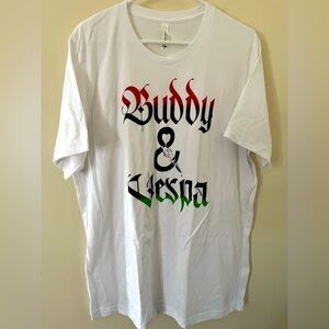 Men’s XL Buddy & Vespa Bloody Knife Short Sleeve T Shirt